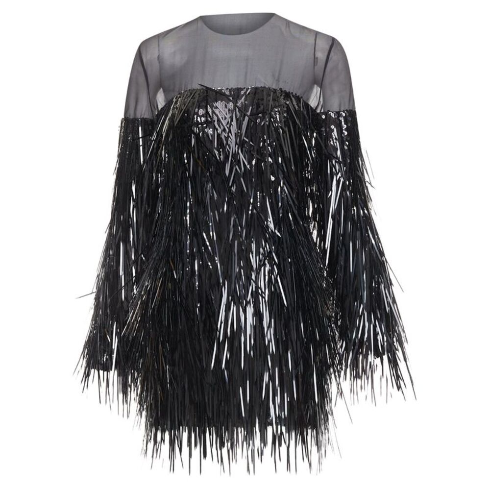 Alexandre Vauthier Sequin Sheer Dress